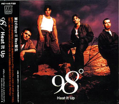 eriico♡ 98 Degrees Heat It Up Japanese Promo CD album (CDLP) (305280)